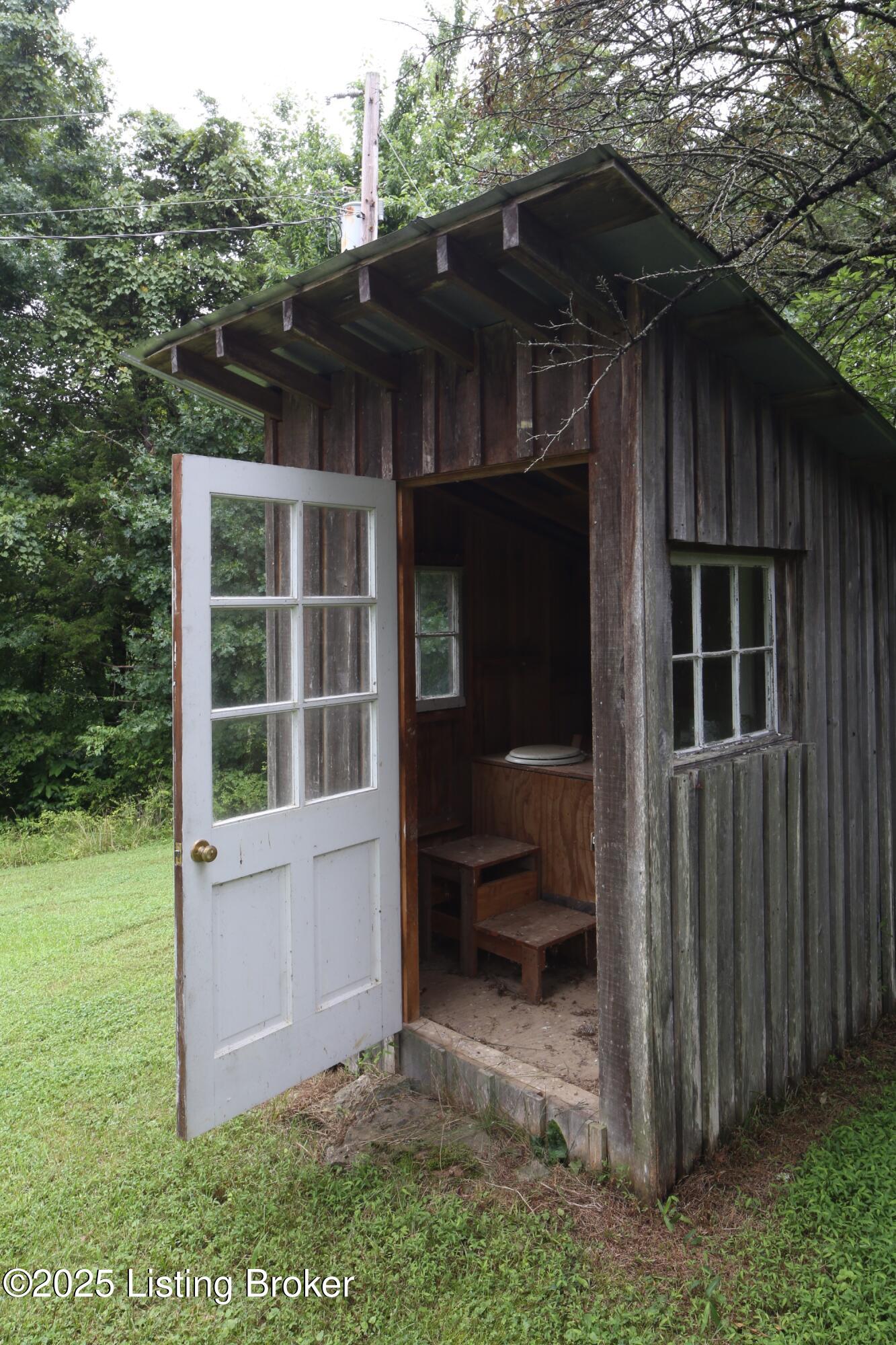 607 Fallis-Gest Road Lockport, KY 40036 - Photo 9 of 25 The Outhouse!
