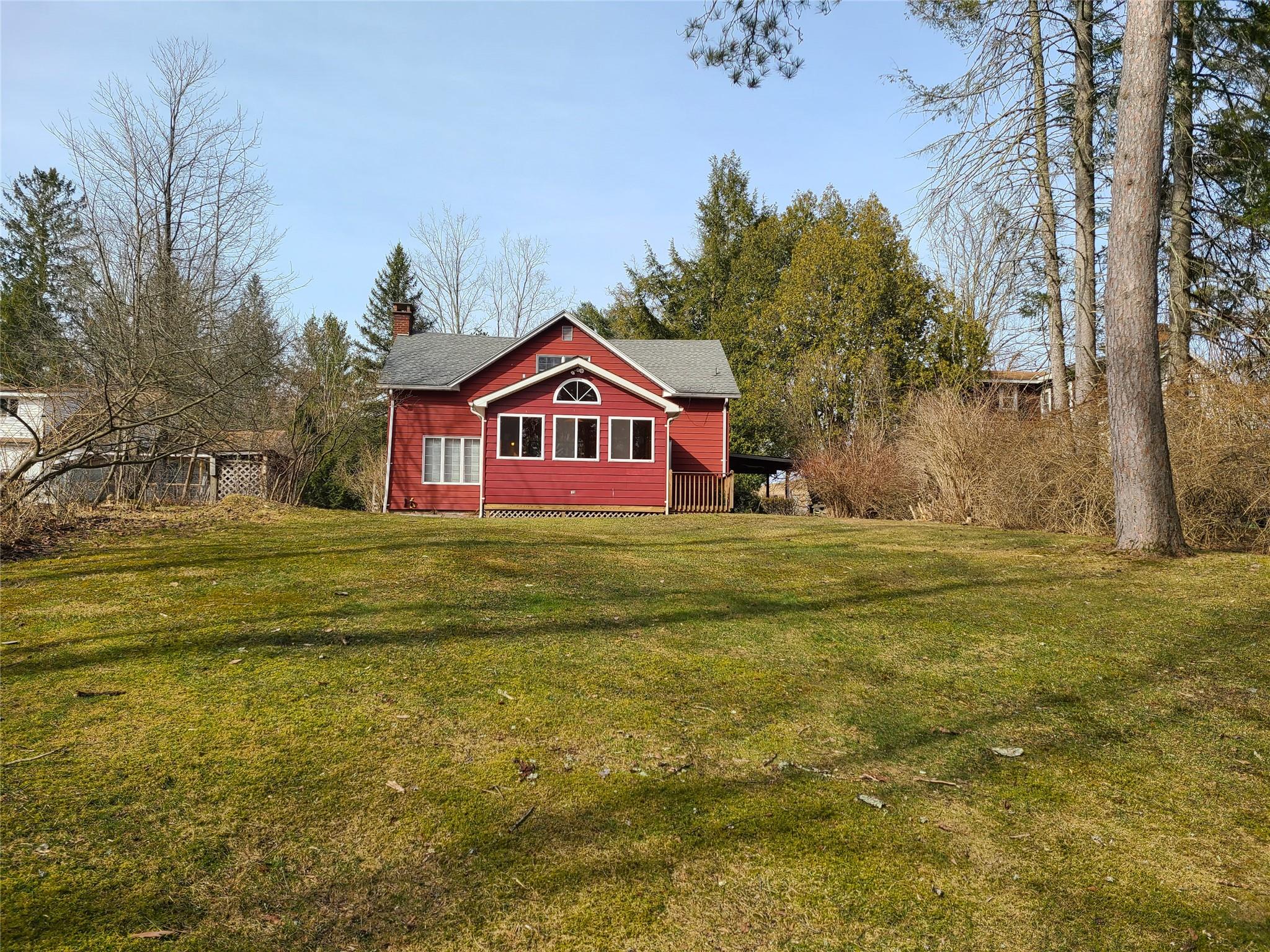 493 Old Taylor Road Jeffersonville, NY 12748 - Photo 4 of 35 a front view of house with yard and trees