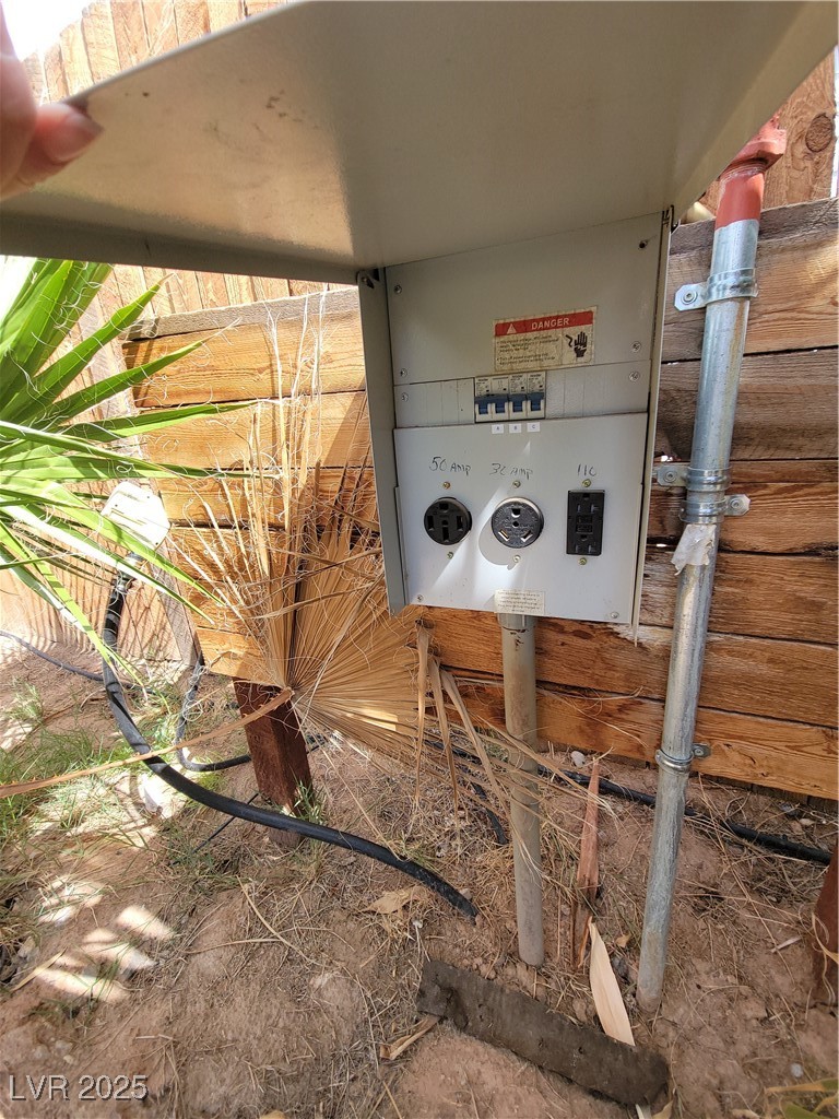 542 Bonelli Overton, NV 89040 - Photo 27 of 35 Electrical panel for RV hook up
