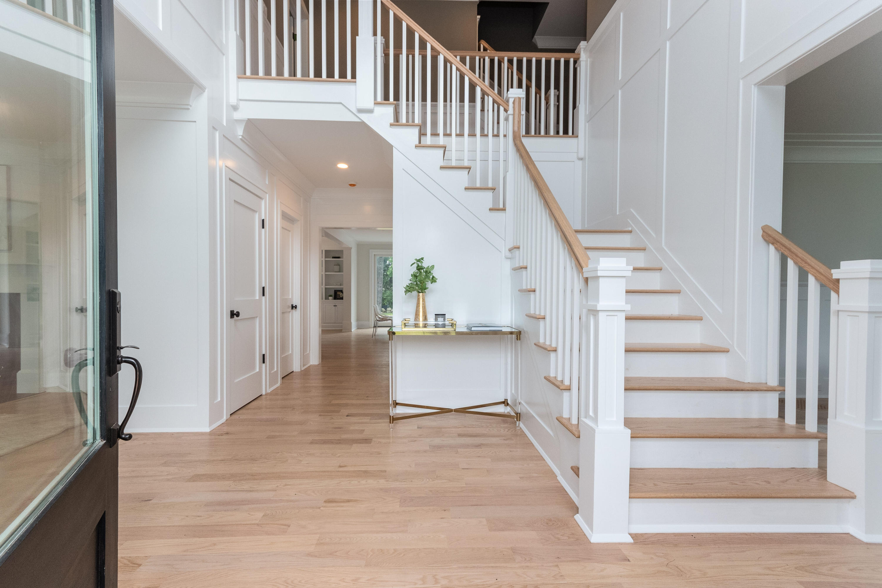 188 Brushy Ridge Road New Canaan, CT 06840 - Photo 3 of 32 a view of entryway and hall with wooden floor