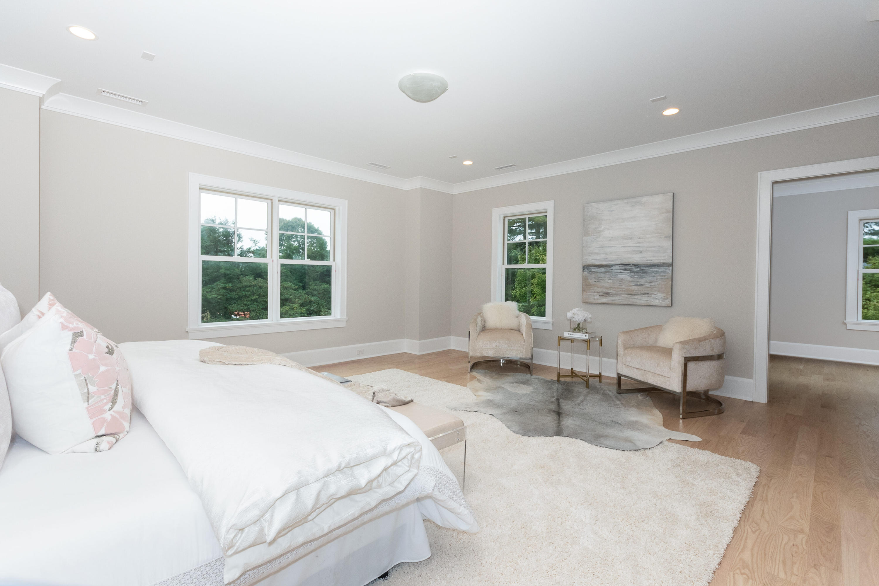 188 Brushy Ridge Road New Canaan, CT 06840 - Photo 23 of 32 a bedroom with a bed and large window