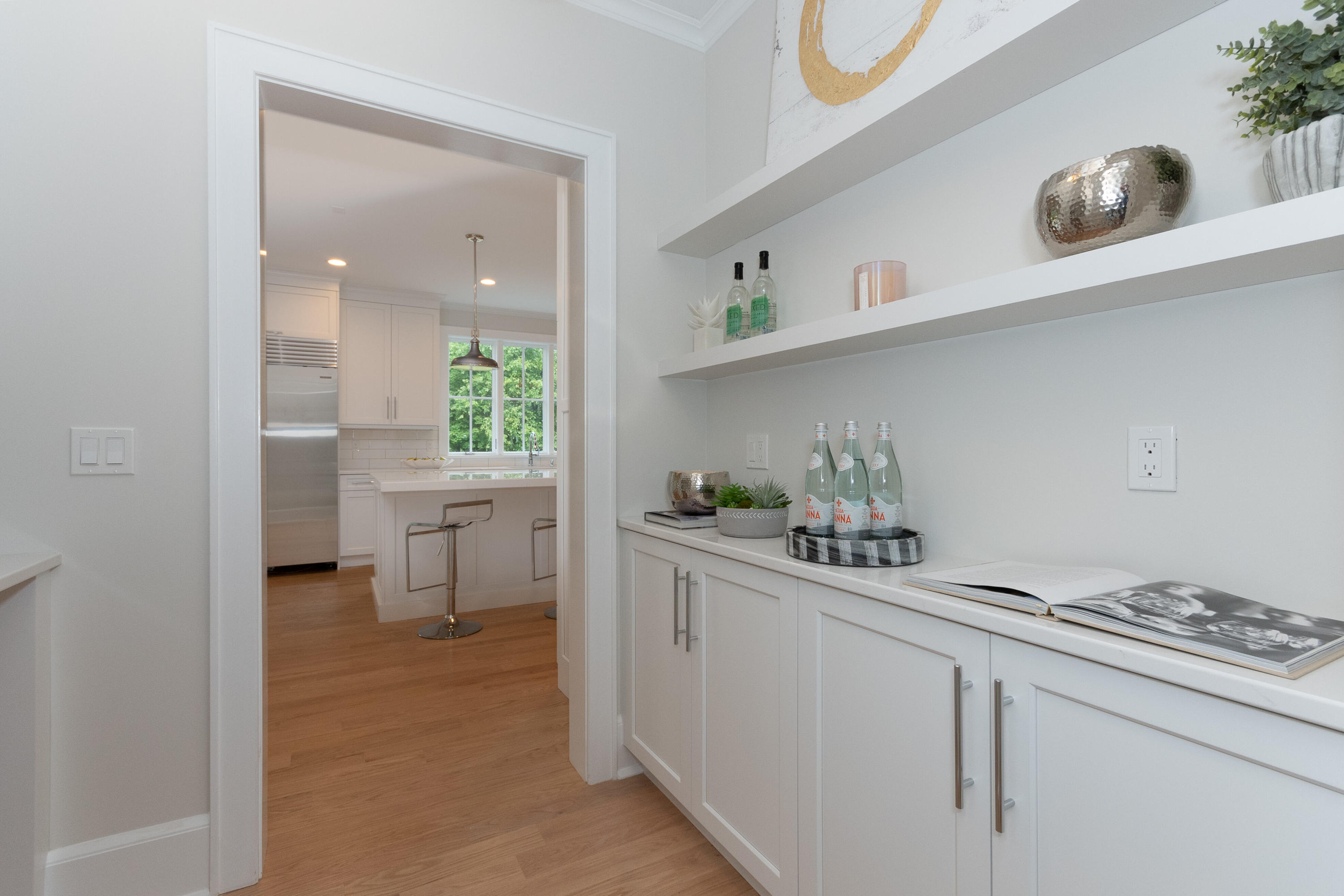 188 Brushy Ridge Road New Canaan, CT 06840 - Photo 6 of 32 a kitchen with a sink and cabinets