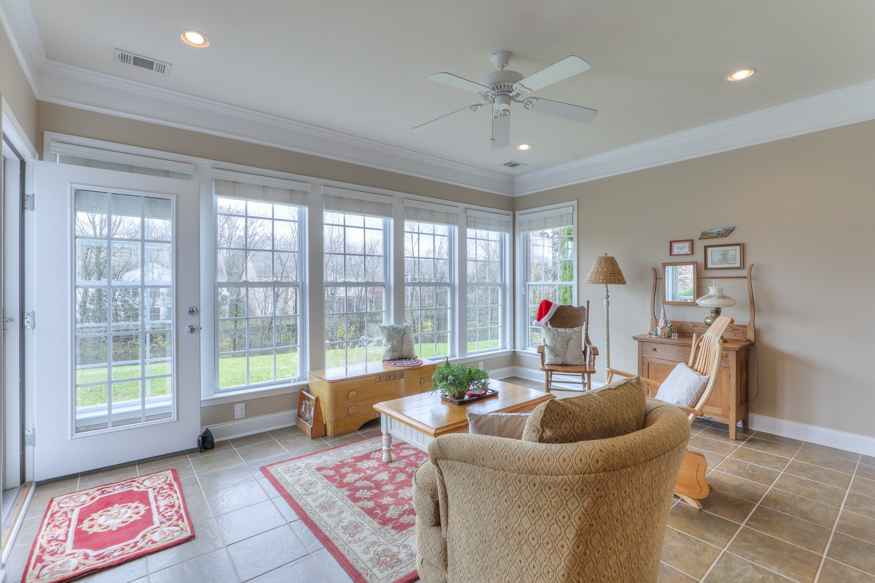 514 Bugler Road Mount Juliet, TN 37122 - Photo 19 of 45 a living room with furniture and a floor to ceiling window