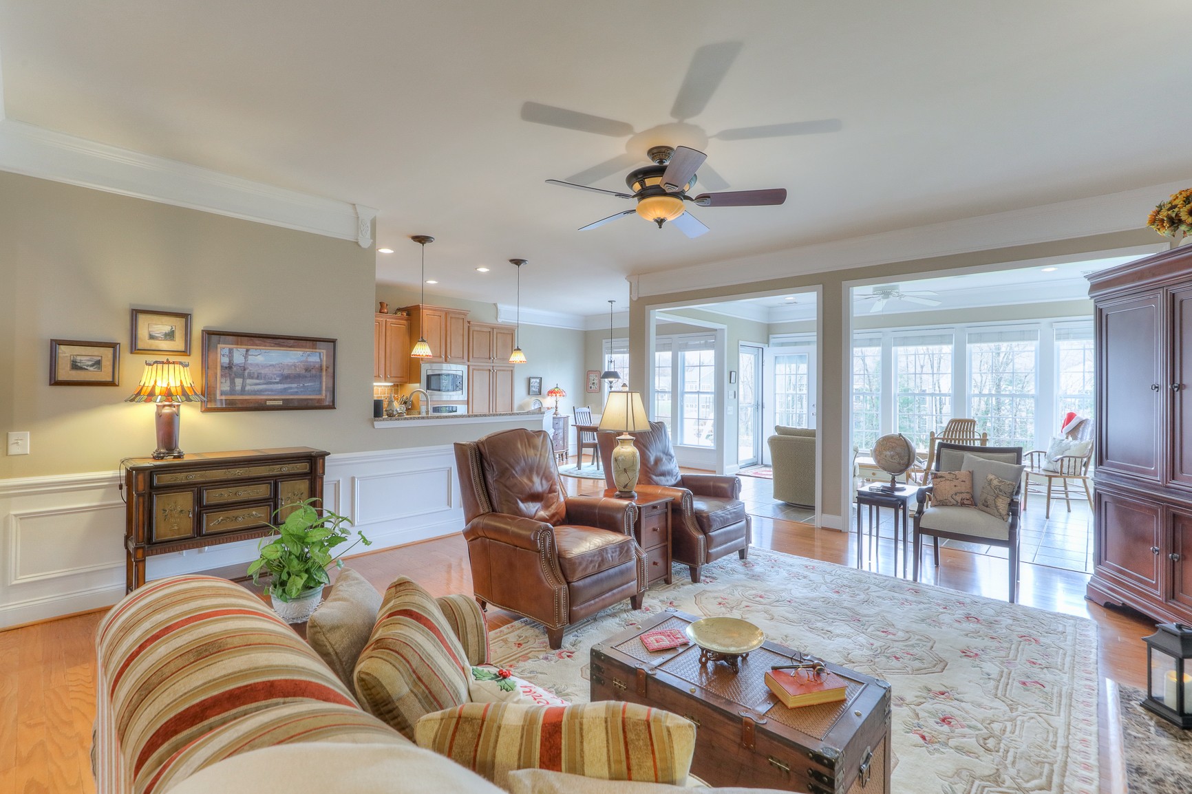 514 Bugler Road Mount Juliet, TN 37122 - Photo 9 of 45 a living room with furniture and wooden floor