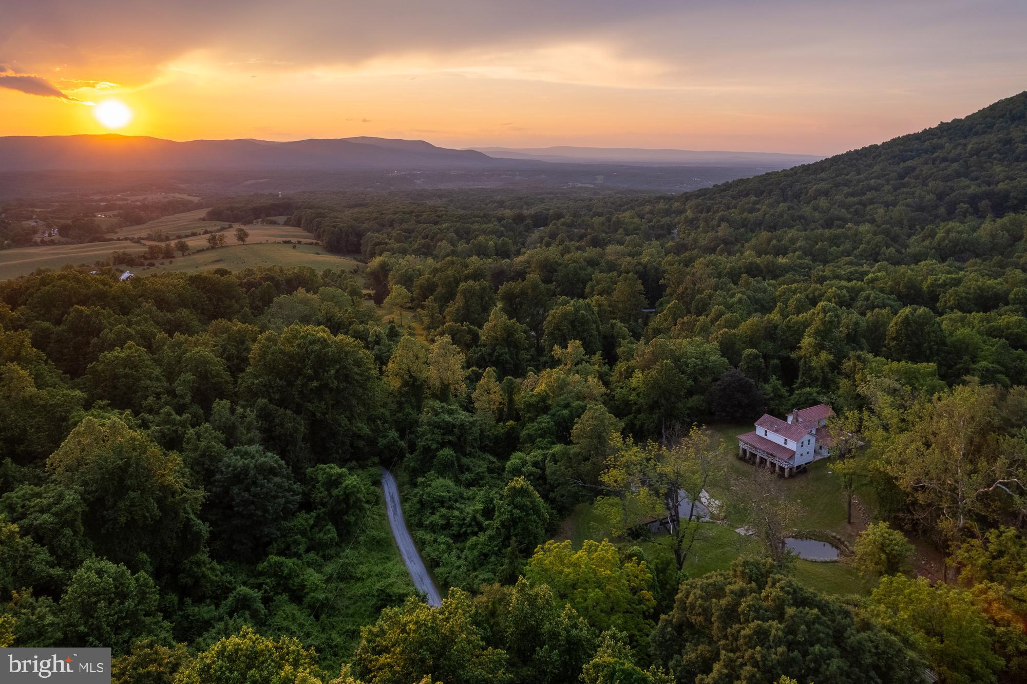4320 Browntown Road Front Royal, VA 22630 - Photo 46 of 47 a view of a city with sunset view