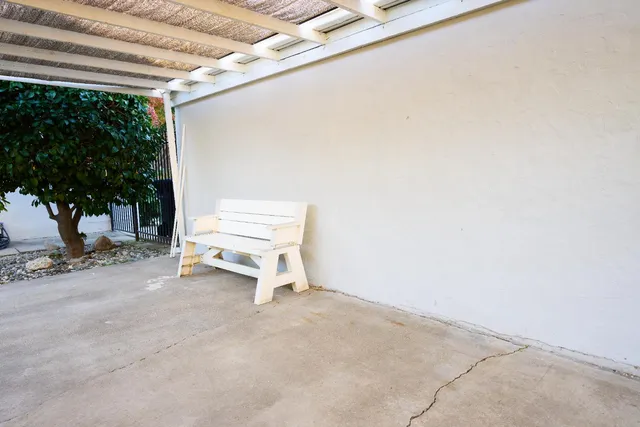 a view of outdoor space with porch