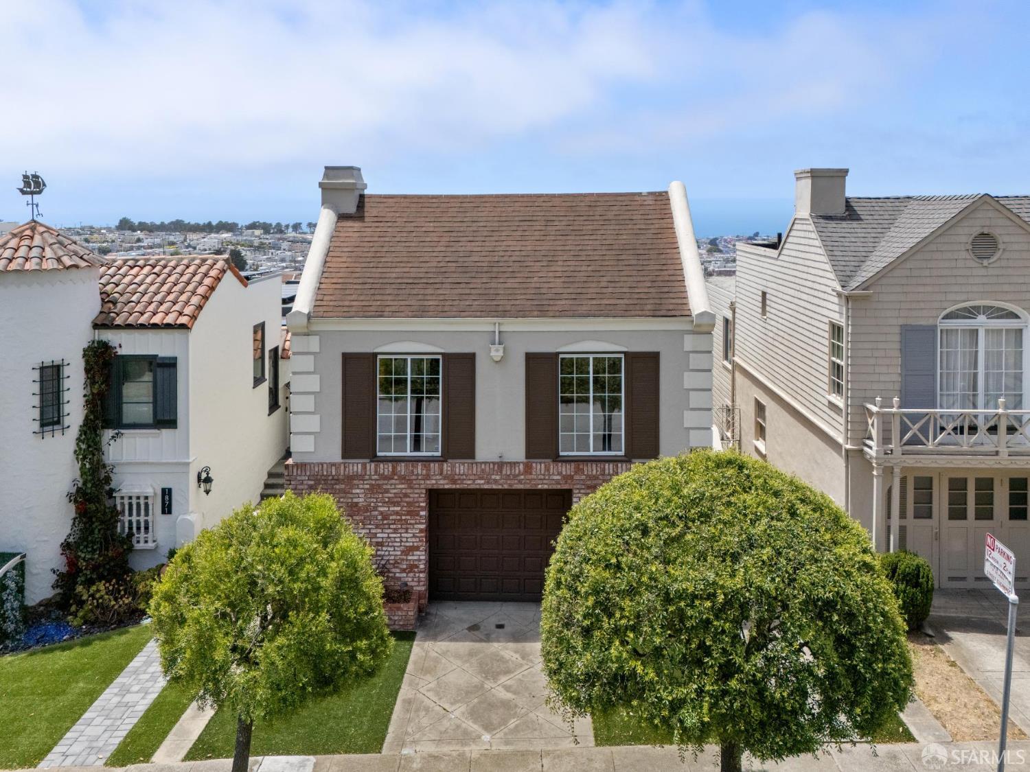 1867 15th Avenue San Francisco, CA 94122 - Photo 61 of 75 a front view of a house with a garden