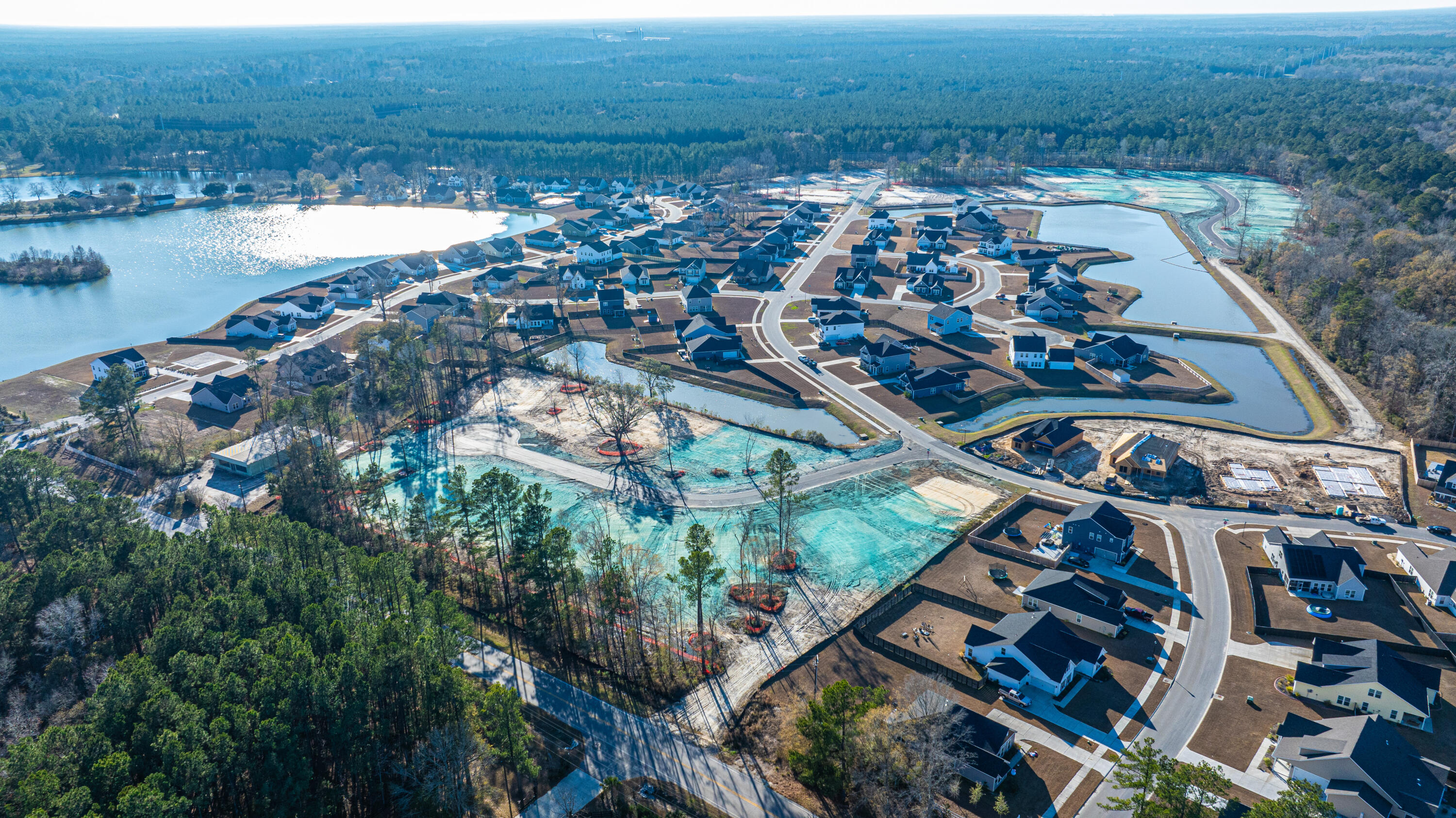 263 Darby Mdw Lane Ridgeville, SC 29472 - Photo 35 of 49 2. Timothy Lakes Aerial Photo