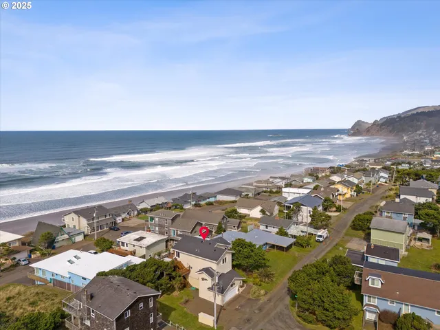 a view of city and ocean