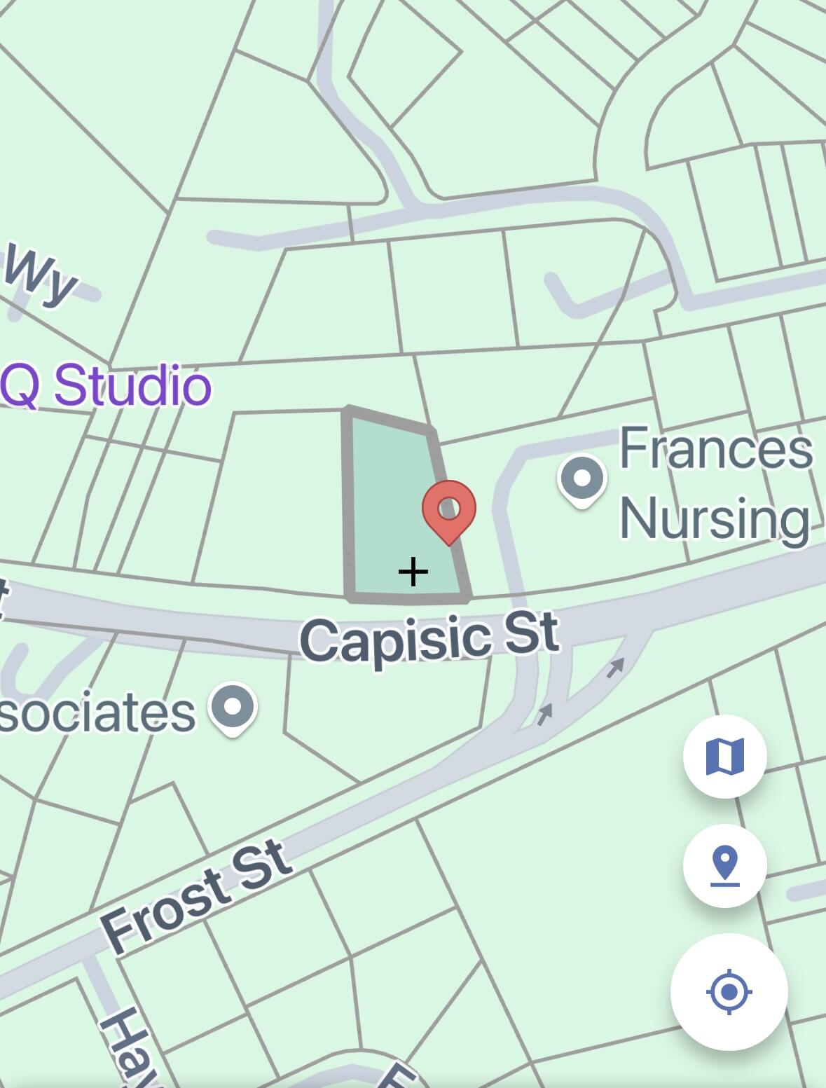 63 A Capisic Street Portland, ME 04102 - Photo 12 of 13 Approx Lot Lines Map View