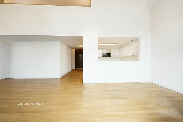 a view of an empty room