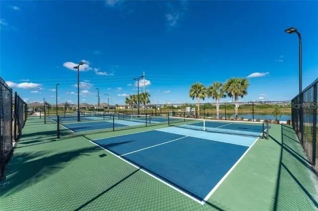 a view of a tennis court