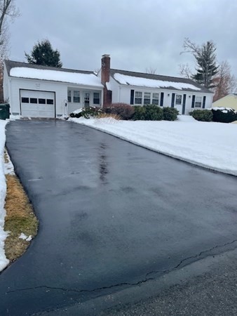 a view of a house with a patio