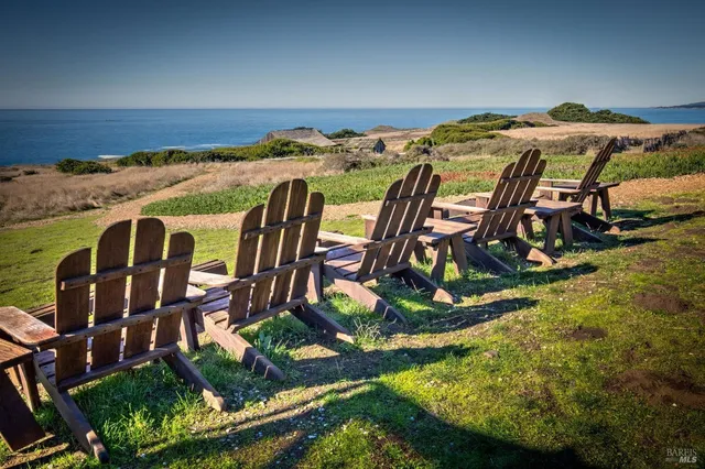 a view of beach and ocean