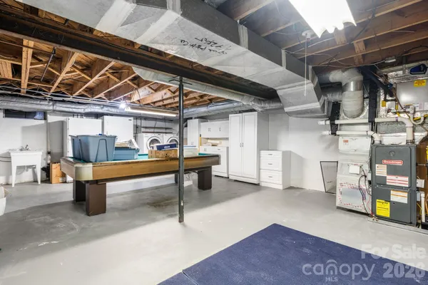 a view of a room with racks