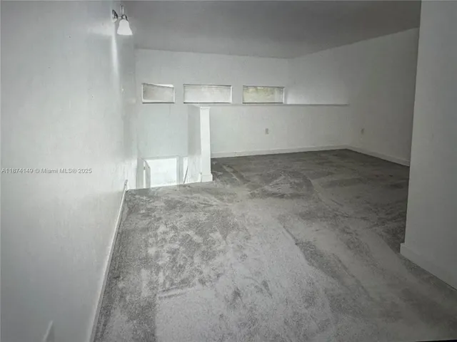 a view of empty room