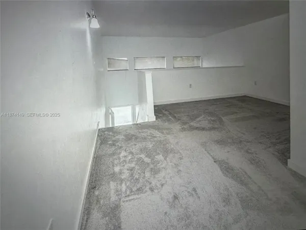 a view of empty room