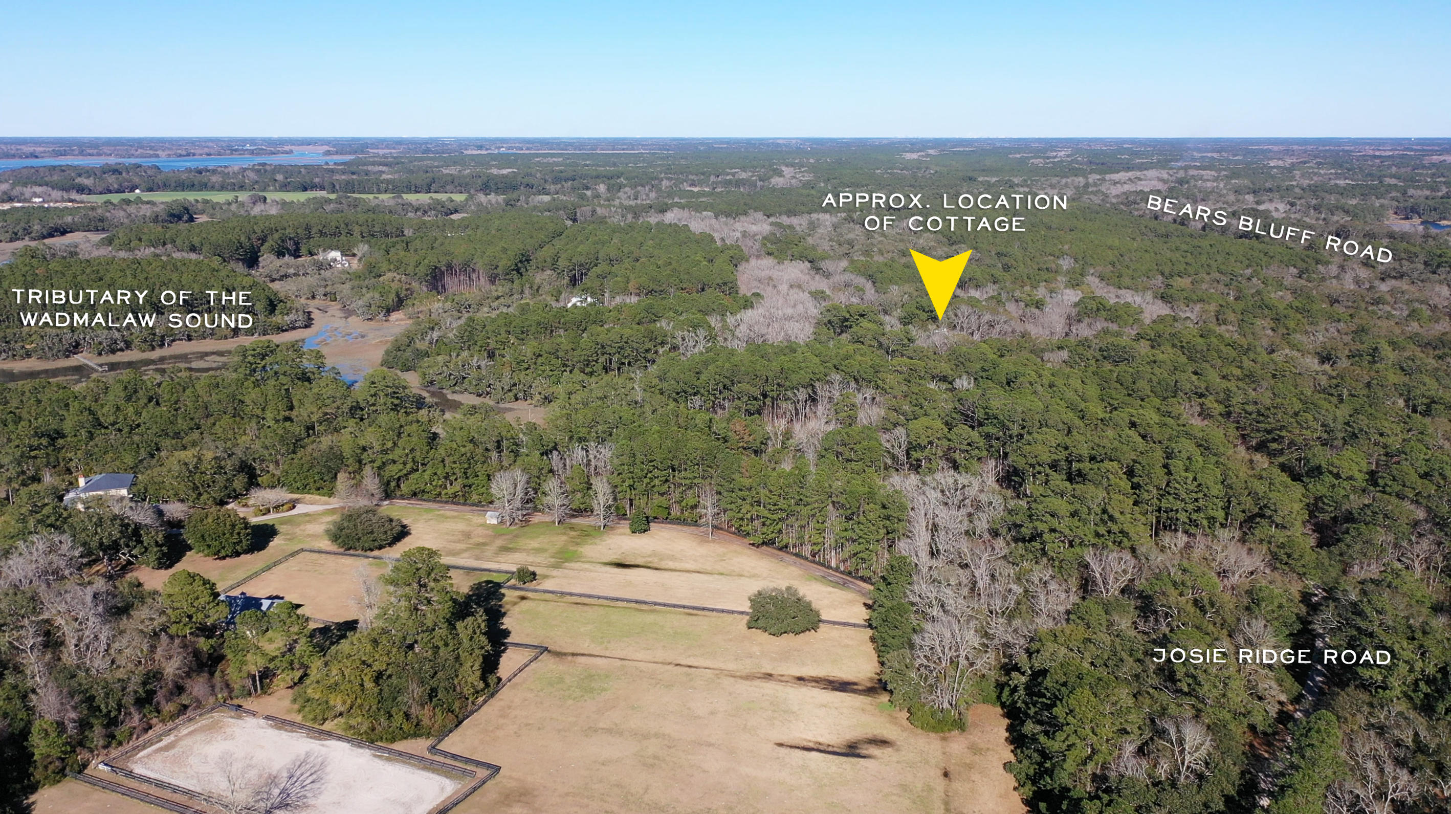 6050 Josie Ridge Road Wadmalaw Island, SC 29487 - Photo 50 of 50 AerialDiagram