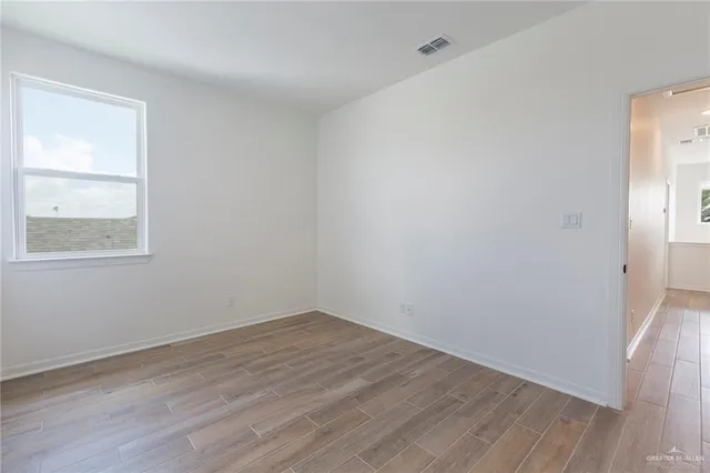 wooden floor in an empty room