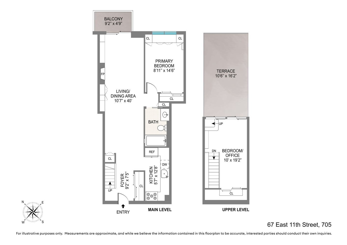 67 East 11th Street, Unit 705 Manhattan, NY 10003 - Photo 10 of 10