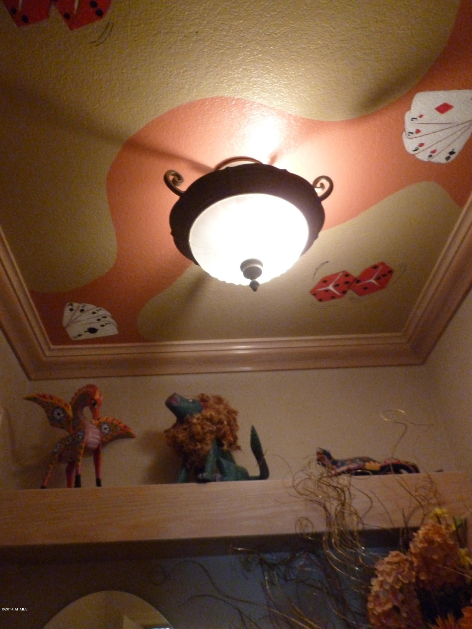 1135 East Frye Road Phoenix, AZ 85048 - Photo 42 of 60 Ceiling in powder room