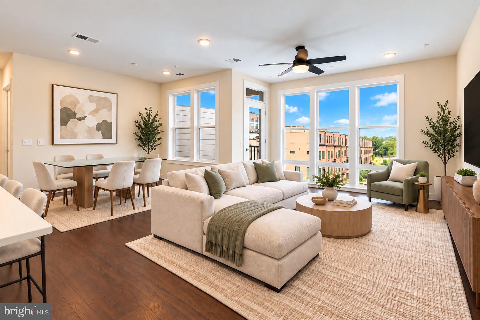 11200 Reston Station Boulevard, Unit 502 Reston, VA 20190 - Photo 6 of 40 Southern exposure, open-concept - virtually staged