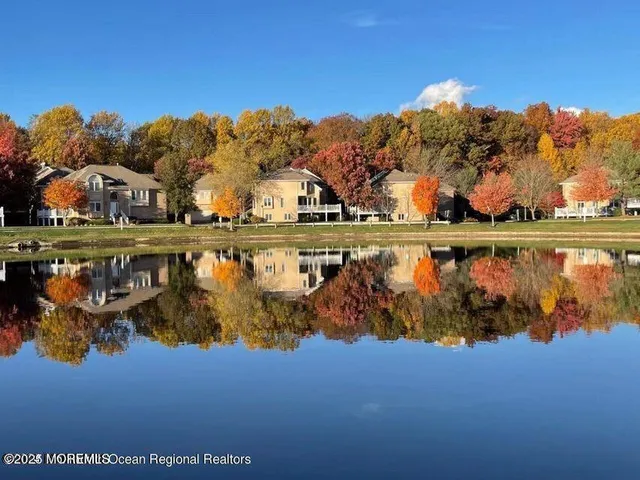 a view of a city with an ocean view