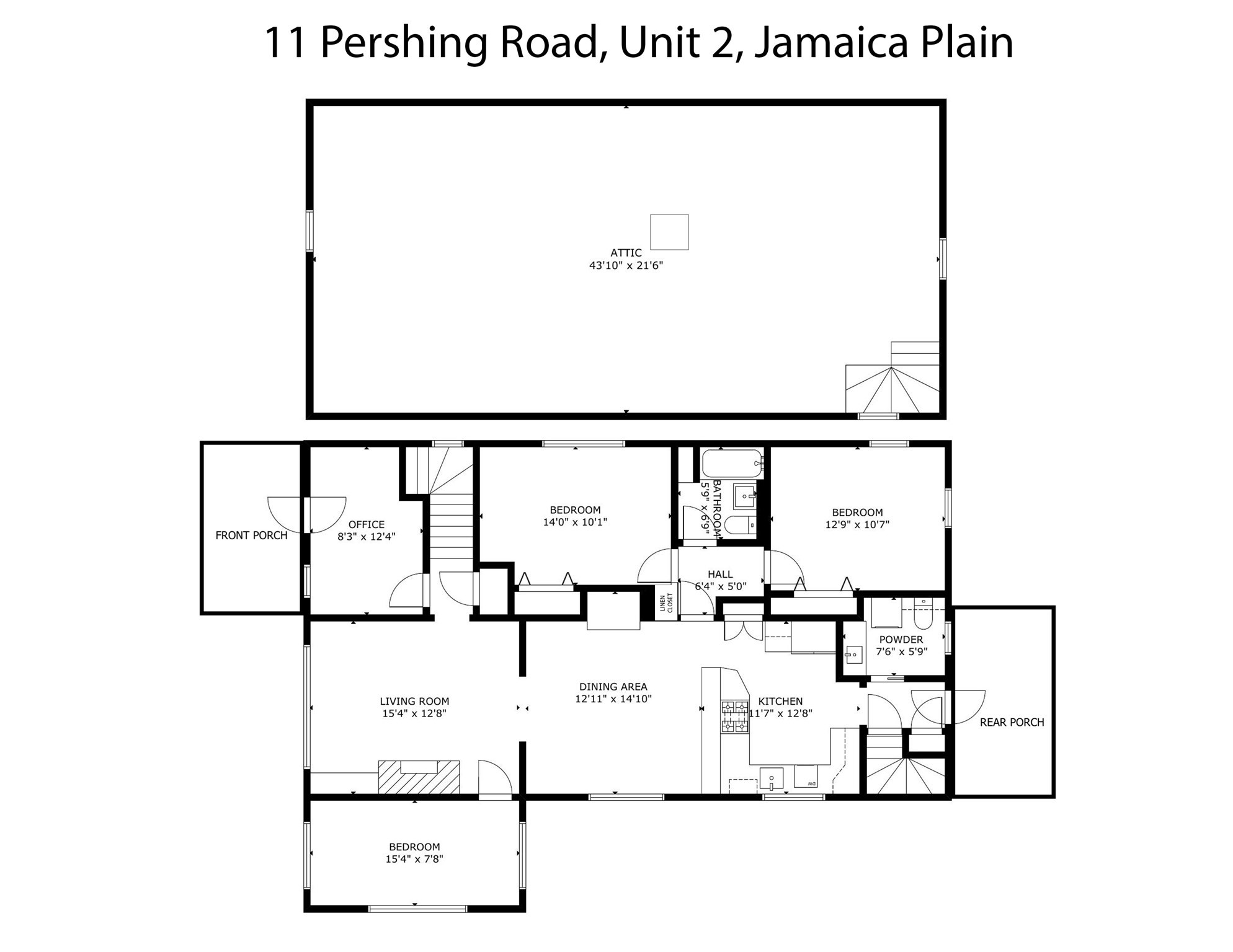 11 Pershing Road, Unit 2 Boston, MA 02130 - Photo 29 of 29 Gallery Image 29