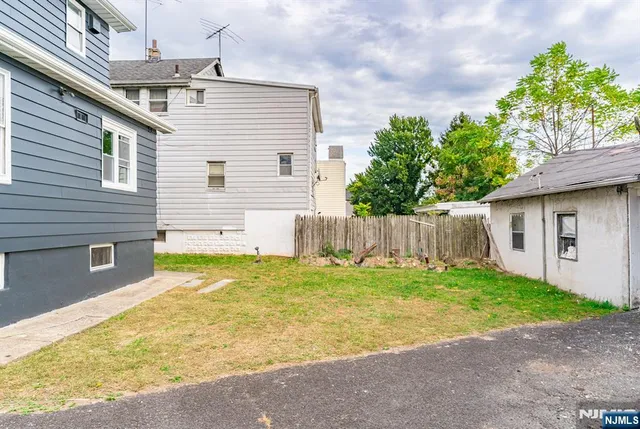 a backyard of a house