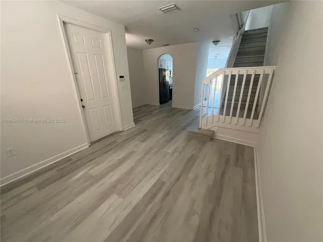 wooden floor in an empty room