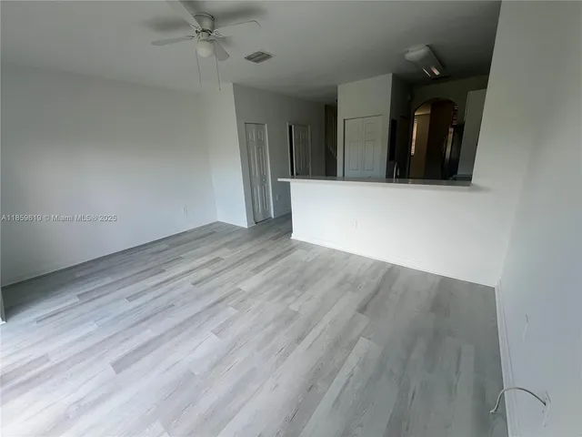 wooden floor in an empty room