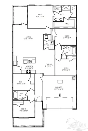 $346,900 | 5840 Tripletail Drive, Milton, FL 32583