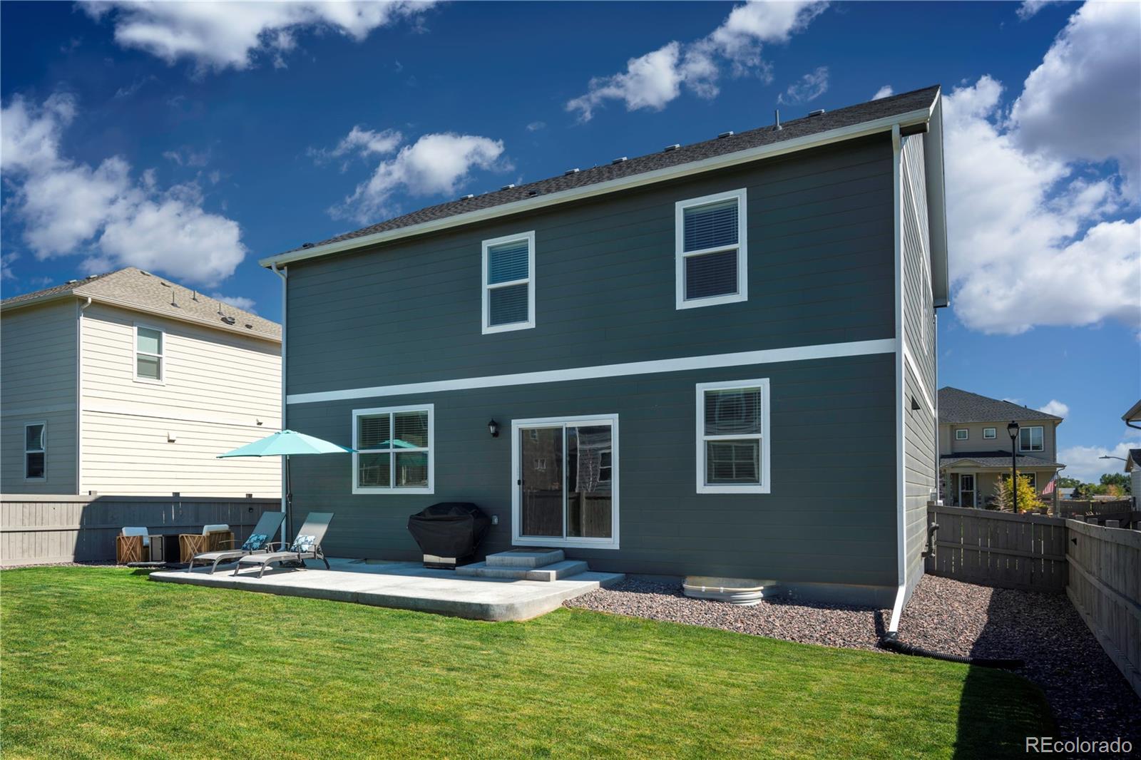 1521 Sun River Road Berthoud, CO 80513 - Photo 22 of 23 a house view with swimming pool and garden space