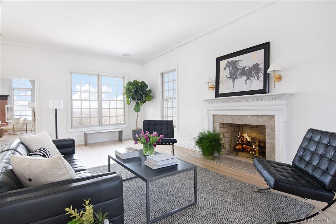 10 Castle Road Irvington, NY 10533 - Photo 3 of 13 Living room with windows facing east and west!