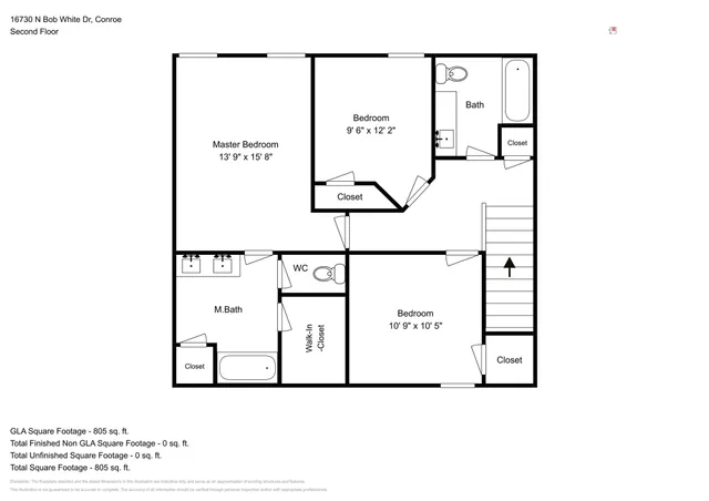 $1,745 | 16730 North Bob White Drive, Conroe, TX 77385