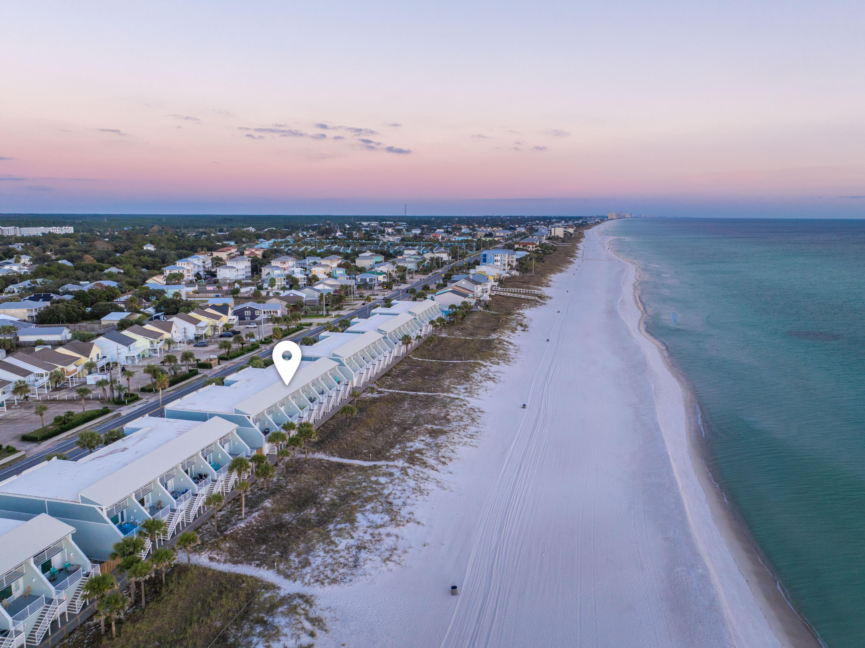 22519 Front Beach Road, Unit 123 Panama City Beach, FL 32413 - Photo 1 of 49 The Shores #123 Aerial Marked-25