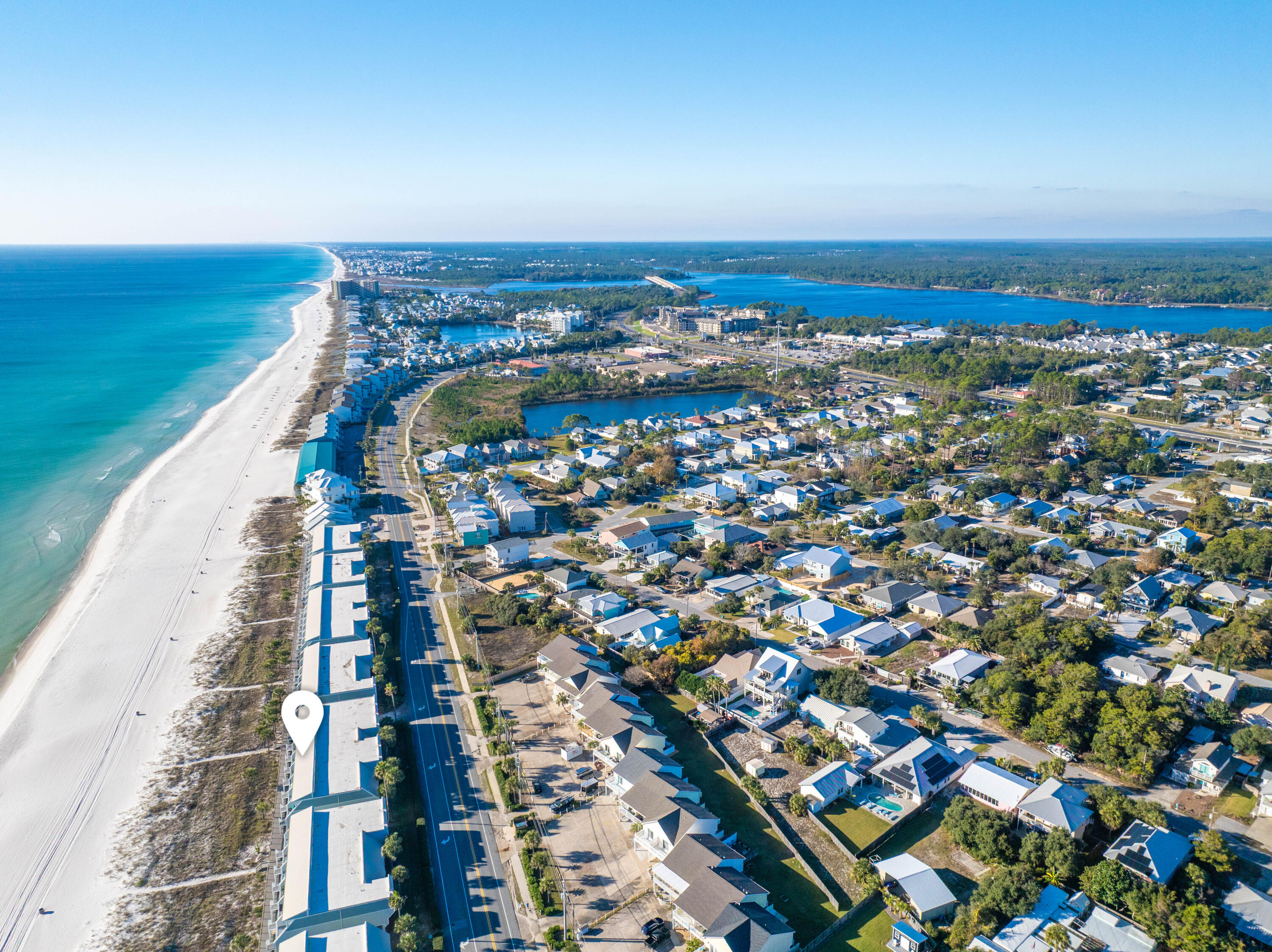 22519 Front Beach Road, Unit 123 Panama City Beach, FL 32413 - Photo 37 of 49 The Shores #123 Aerial Marked-16