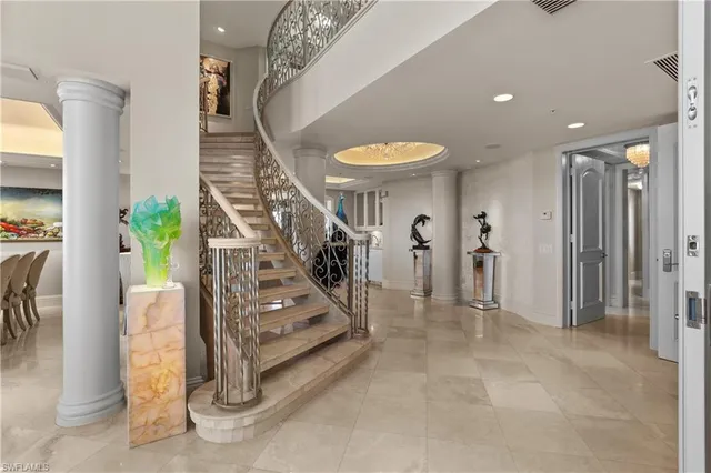 a view of entryway and hall