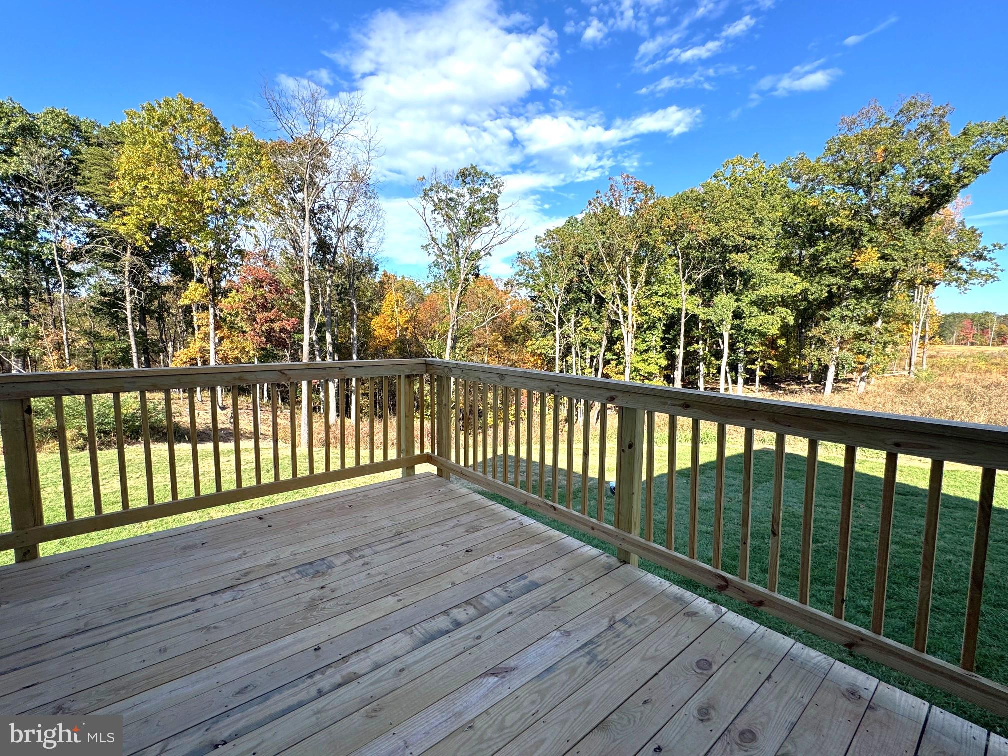 8 Glenaire Road Bunker Hill, WV 25413 - Photo 8 of 17 a view of a balcony with wooden floor