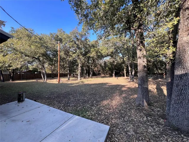 a view of outdoor space with trees