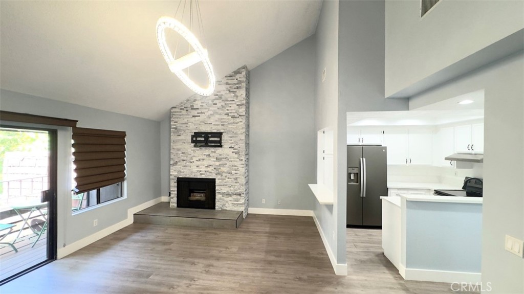2741 Quail Ridge Circle, Unit 33 Fullerton, CA 92835 - Photo 5 of 24 Living Room with Gas Fireplace