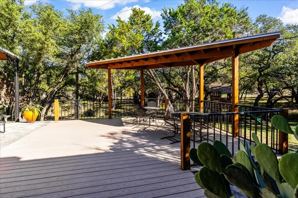 a view of outdoor space with seating area