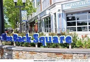 a building view with outdoor space