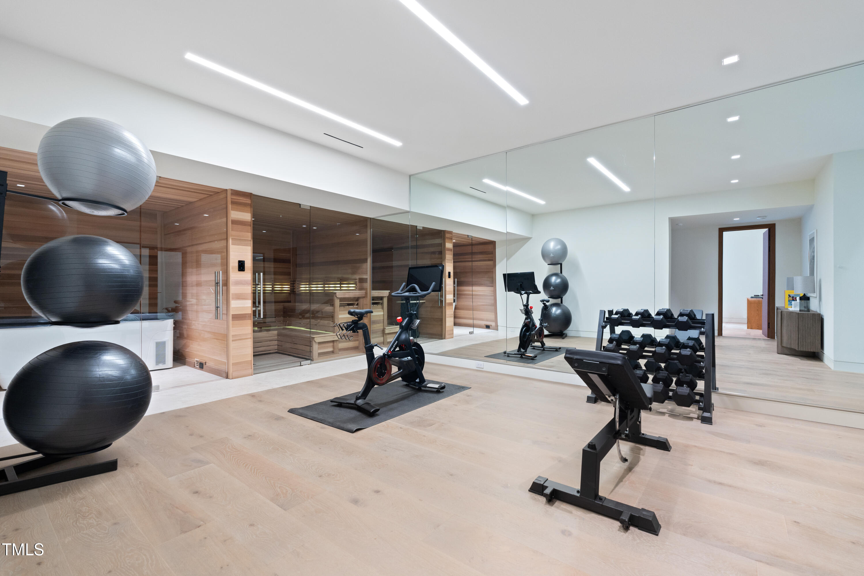 812 Stradella Road Raleigh, NC 27614 - Photo 20 of 35 a view of a room with gym equipment