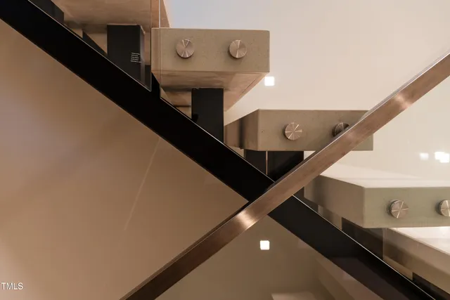 a view of balcony with furniture