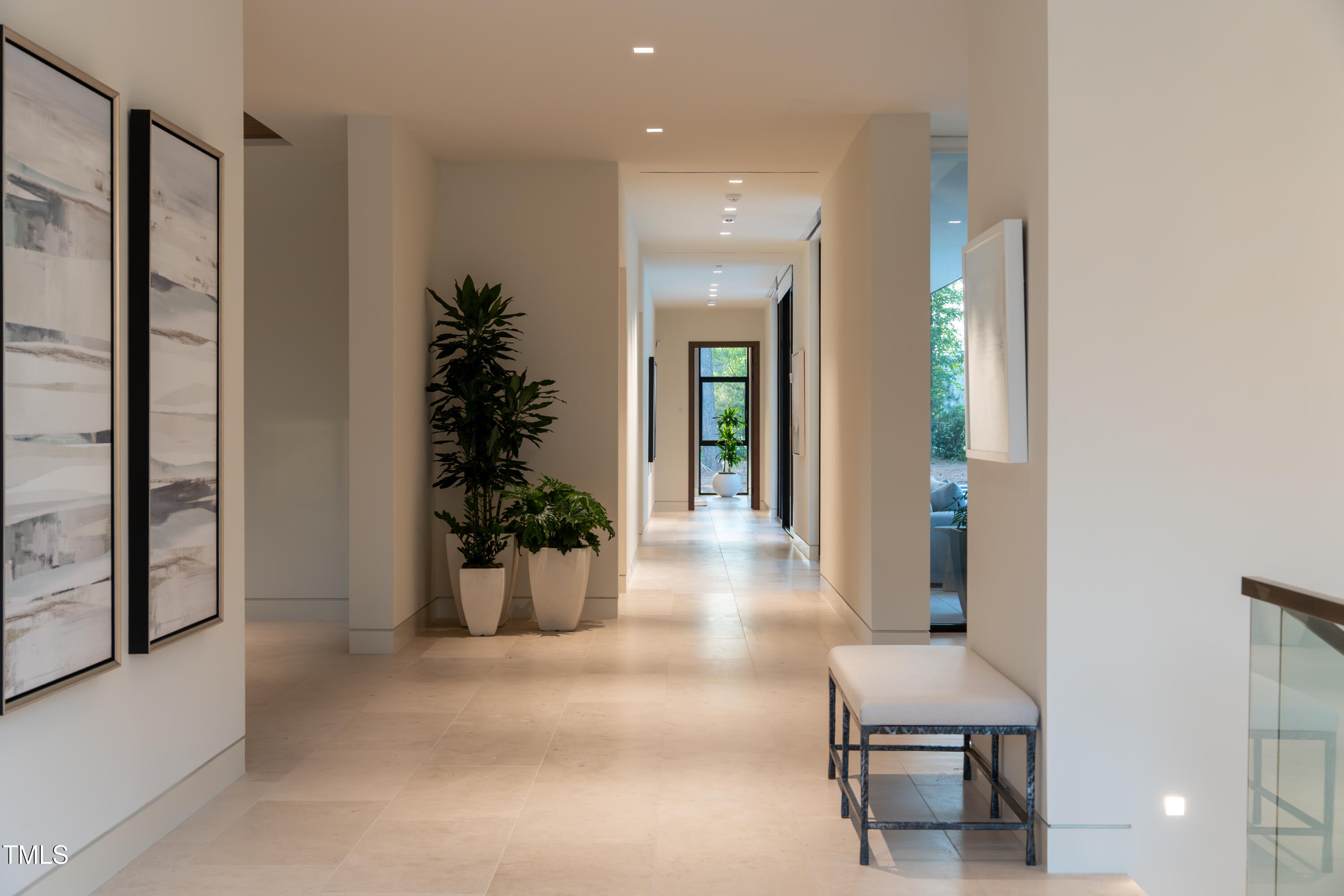 812 Stradella Road Raleigh, NC 27614 - Photo 10 of 35 a view of a room with a potted plant and hallway