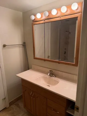 a view of lake with city view