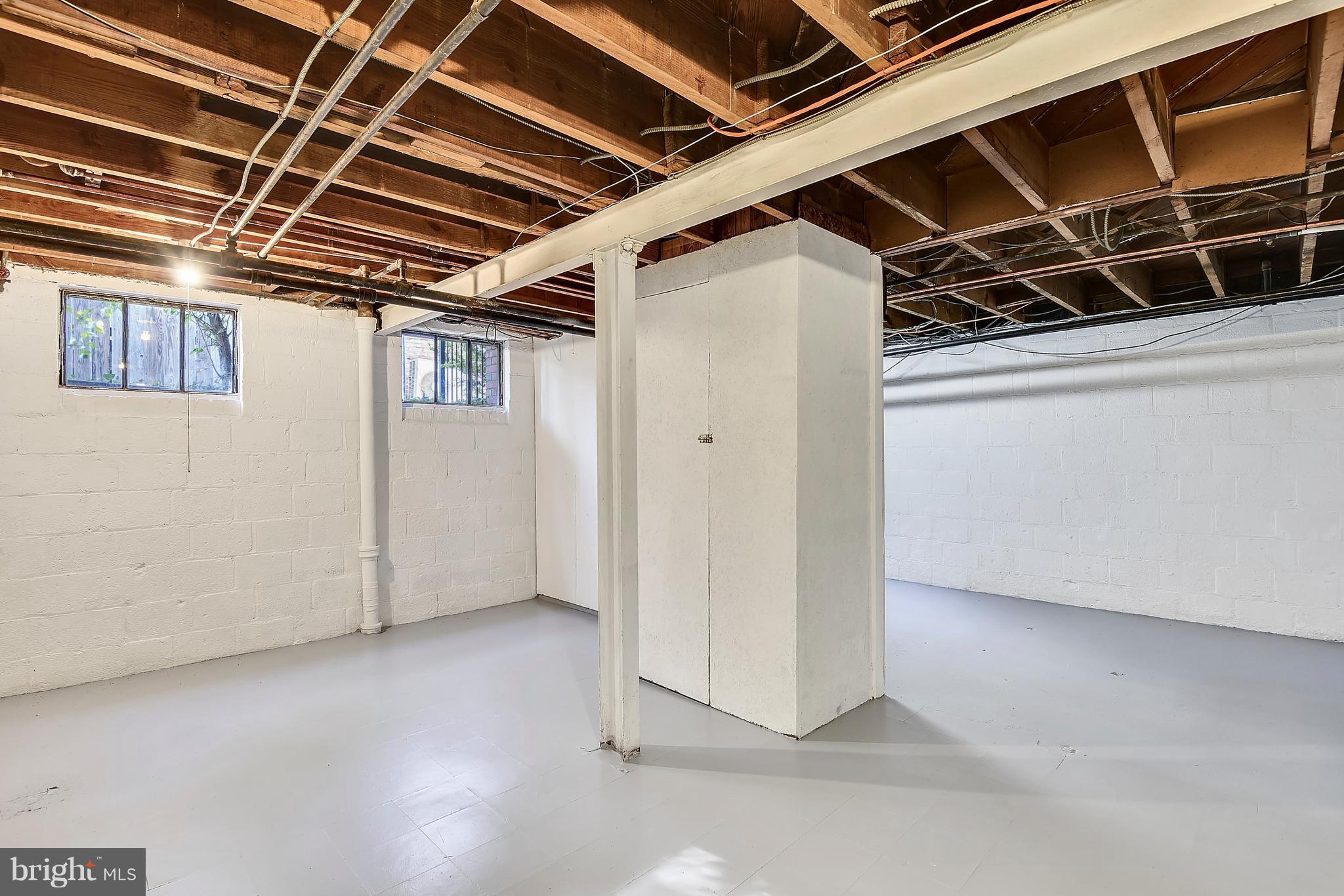 827 Bonifant Street Silver Spring, MD 20910 - Photo 22 of 30 Unfinished Lower Level