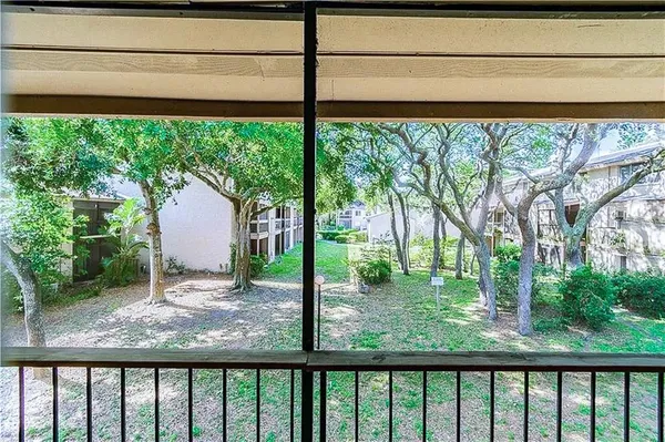 a view of a porch