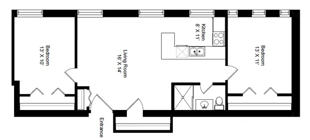 $1,990 | 620 West Belmont Avenue, Unit 6, Chicago, IL 60657